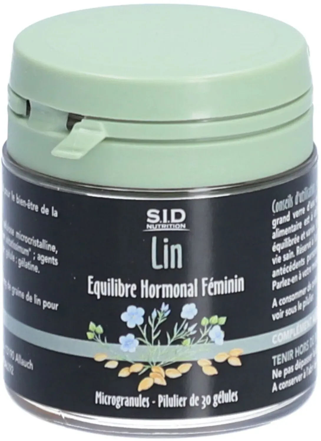 SIDN LIN - Gélule, complément alimentaire à base de lin. - bt 30 30 capsule(s)