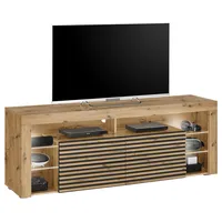 Stolkom TV-Lowboard Goal Holzoptik Artisan-Eiche