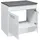 Stella Trading Spülenschrank 100 x 90 x 60 cm Grau