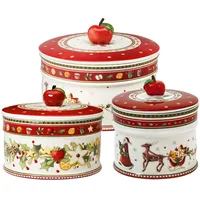 Villeroy & Boch Winter Bakery Delight Gebäckdosen-Set 3-teilig -