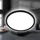 Briloner LED-Deckenleuchte Pulap, Schwarz - 29 cm, Kunststoff, IP44