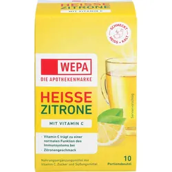Wepa Heisse Zitrone+vitamin C Pulver 100 G