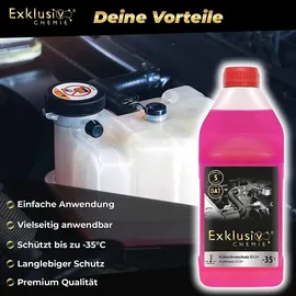 Exklusiv Chemie G12+ Kühlerfrostschutz Pink 1 St. 1 l