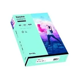 Inapa tecno colors A4 80 g/m2 500 Blatt hellblau