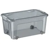 CEP Aufbewahrungsbox SHADOW, mit Rollen, 43 Liter