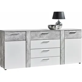 Procontour Trenti 180 x 81 x 40 cm grau / weiß