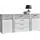 Procontour Trenti 180 x 81 x 40 cm grau / weiß