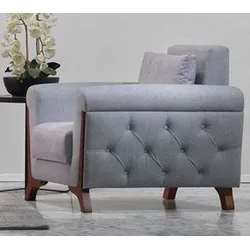 Casa Padrino Designer Club Sessel Hamburg Taupe-Grau - Hotel Möbel