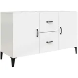 vidaXL Sideboard Hochglanz-Weiß 100x36x60 cm Holzwerkstoff