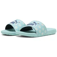 Puma Cool Cat 2.0 Daisies Slides Mädchen PUMA BLAU|WEISS|aprikose