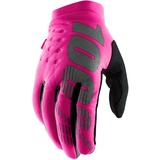 100% Brisker Handschuhe, Neon Rosa Schwarz, XL