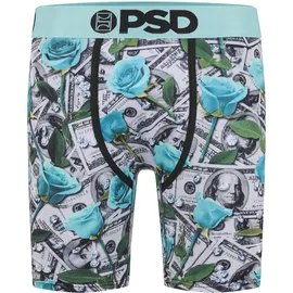 Psd Boxershorts Cash & Roses hellblau / grün / weiß XXL 1er Pack