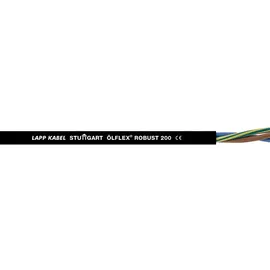 Lapp ÖLFLEX® ROBUST 200 Steuerleitung 5G 6mm2 Schwarz 21823/500 500m