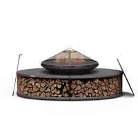 Blumfeldt Feuerkorb Ø 64 cm Schwarz