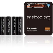 Panasonic Eneloop Pro AA 2500 mAh 4 St. mit Aufbewahrungsbox