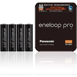 Panasonic Eneloop Pro AA 2500 mAh 4 St. mit Aufbewahrungsbox