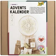 Folia Adventskalender Set Makramee 55-teilig 2023 9386