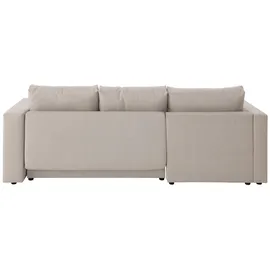 Home Affaire Ecksofa »Pur L-Form«, wahlweise mit Bettfunktion beige