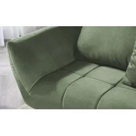 bobb Eckcouch Mikrofaser 3-Sitzer Grün