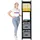 Proregal Schwerlastregal Metall 45x180x45 cm schwarz