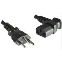 MicroConnect PE160418A 1.8m C13-Koppler Schwarz Stromkabel (PE160418A)