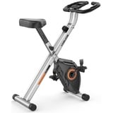 YOSUDA Heimtrainer Fahrrad Klappbar, Faltbares Heimtrainer 150kg Belastbar, Platzsparendes Heimtrainer mit Integriertes Widerstandsband, 8 Magnetische Widerstandsstufen (2 IN 1)