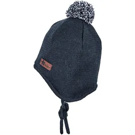 Sterntaler Kid's OCS Strickmütze Pompon Blau 43 cm