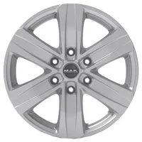 MAK Stone 6 silver Alufelge 17 Zoll ET55 6x139