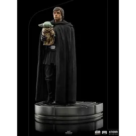 Iron Studios Star Wars - Luke Skywalker Grogu - Statuette ArtScale 1/10