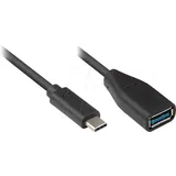 Good Connections USB-C auf USB-A 0,1 m Schwarz