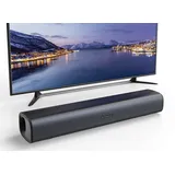 RIOWOIS Soundbar für Smart-TV, Soundbar-TV-Lautsprecher mit individuellem Bassreflektor, kompaktes Design und einfache Einrichtung, Heim-Audio-Surround-Sound-System für TV, PC, Projektor, Wandmontage