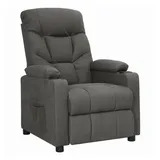 vidaXL Relaxsessel Dunkelgrau Stoff - Grau