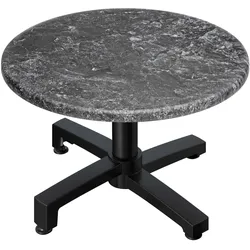 WBO | Jamaika Loungetisch | Ø:H 60 x 40 cm | Felsen / Schwarz
