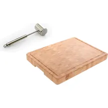Gräwe Schneidbrett und Fleischhammer-Set