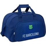 Safta F.C. Barcelona Navy Blue Sporttasche, Rucksack, ideal für Kinder verschiedener Altersgruppen, bequem und vielseitig, Qualität und Widerstandsfähigkeit, 40 x 23 x 24 cm