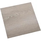vidaXL Bodenbelag, Bodenplanken 30,5 x 30,5 cm 20 pcs PVC Taupe
