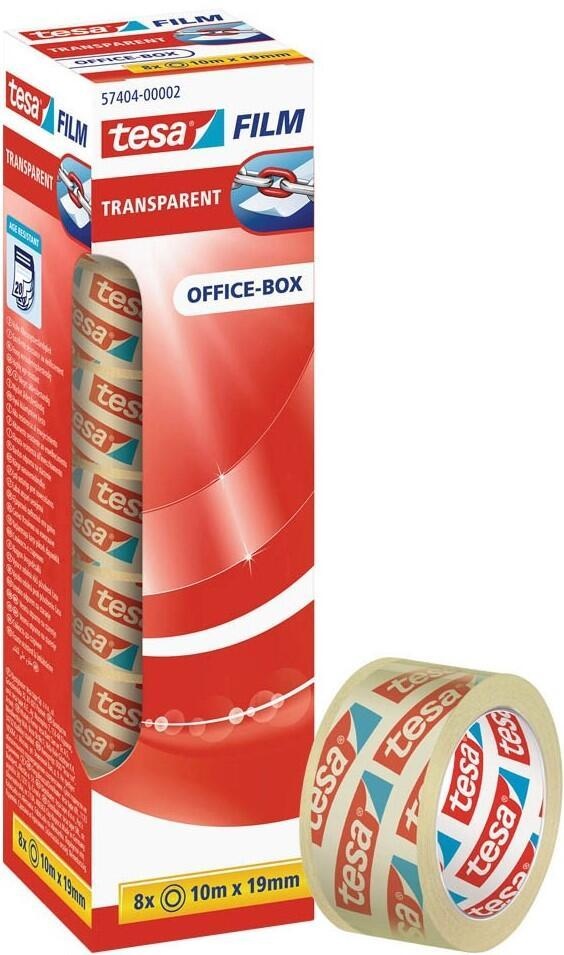 tesa OFFICE-BOX Klebefilm 19 mm  x 10 m transparent