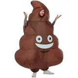 Smiffys Aufblasbares Kacke-Kostüm Herren Einheitsgröße