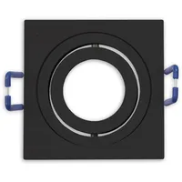 ISOLED Einbaurahmen für MR11/GU10 Mini Spots eckig schwarz