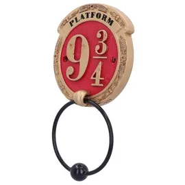 HARRY POTTER Nemesis Now Offizielles Lizenzprodukt Harry Potter Plattform 9 3/4 Türklopfer, 21,5 cm, rot