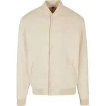 Build Your Brand Heavy Tonal College Jacke Sand 4XL