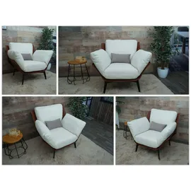 MCW Cocktailsessel MCW-L82 Kunstleder  ~ dunkelbraun  mit Kissen