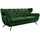 KAWOLA 2-Sitzer Charme Cord smaragd