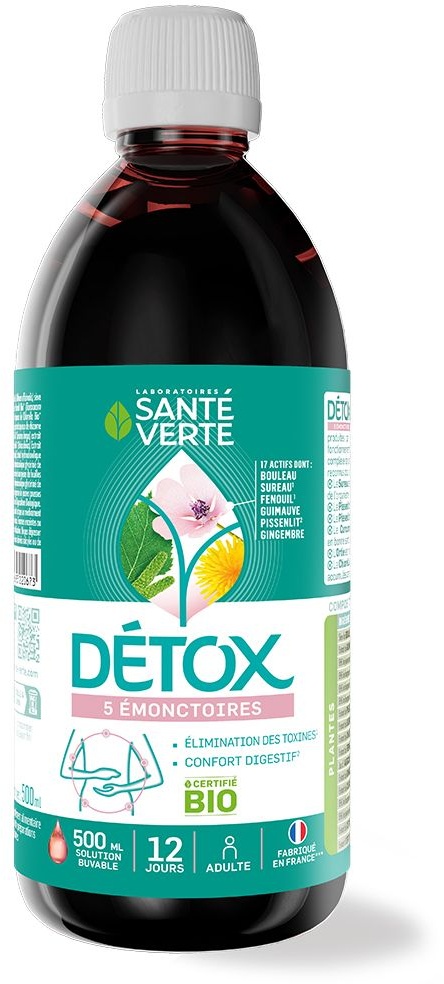 DETOX Bio santé verte 500 ml fluide