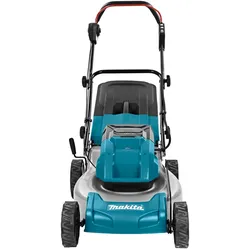 Makita DLM460PT2 Rasenmäher Rasenmäher mit Radantrieb Akku Schwarz, Blau, Grau
