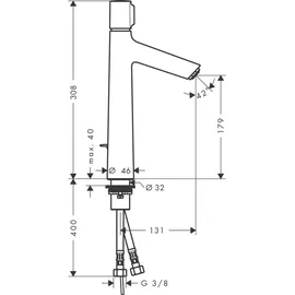 Hansgrohe Talis Select S Einhandmischer Chrom