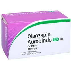 Olanzapin Aurobindo 7,5 mg Tabletten 70 St