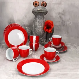 Mambocat Variant Kaffeeservice 18-tlg. rot