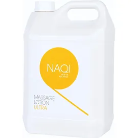 Naqi Ultra Massage Lotion, Deep Tissue Massage Therapy, Long-Lasting and Hypoallergenic, for Professional and Personal Use, Paraben-Free, Dermatologically Tested, 5 litres