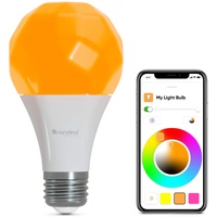 Nanoleaf Essentials Glühbirne, Smarte RGBW E27 LED Lampe - Thread & Bluetooth 16 Mio. Farben LED Lampe, Musik und Bildschirm Sync, Funktioniert mit Google Home Apple, für Deko und Gaming